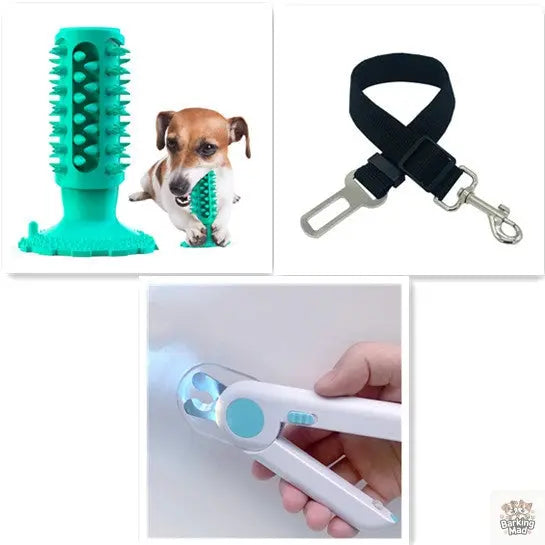 Teeth Cleaning Dog Toothbrush Sucker Molar Stick Dog Bite Toy - Barking Mad