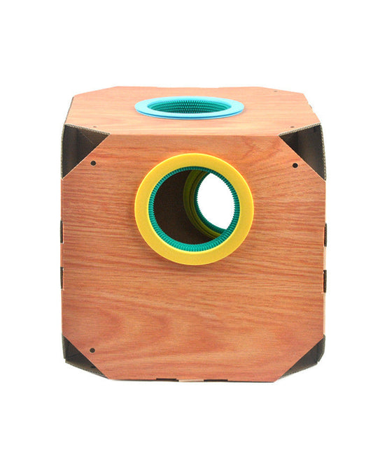 DIY Multipurpose Cat Hiding Box Toys with Cardboard Hair Removal Barking Mad