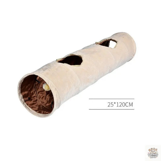 Velvet pet tunnel cat tunnel - Barking Mad