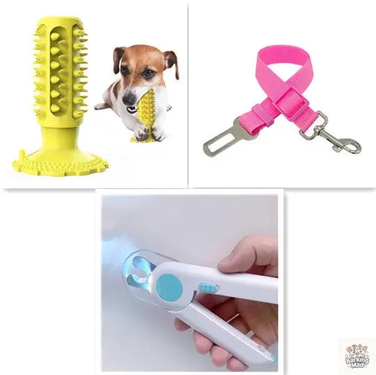 Teeth Cleaning Dog Toothbrush Sucker Molar Stick Dog Bite Toy - Barking Mad