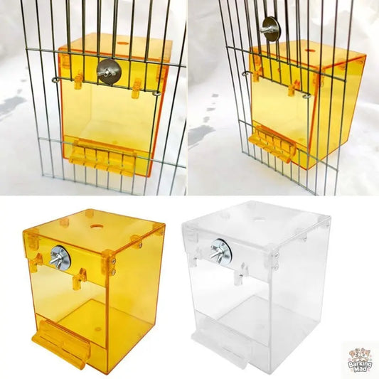 External Bird Bath Transparent Bath Square Basin Bird Supplies Pet Supplies Barking Mad
