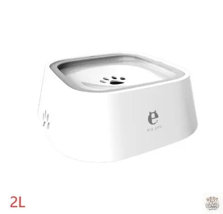 1.5L Cat Dog Water Bowl Carried Floating Bowl Anti-Overflow Slow Water Feeder Dispenser Pet Fountain ABS&PP Dog Supplies - Barking Mad