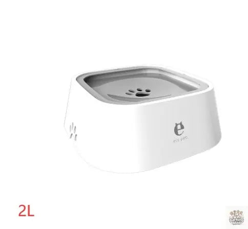 1.5L Cat Dog Water Bowl Carried Floating Bowl Anti-Overflow Slow Water Feeder Dispenser Pet Fountain ABS&PP Dog Supplies - Barking Mad