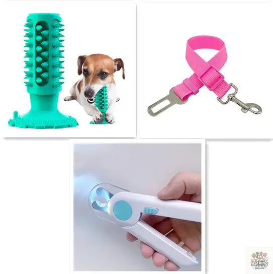 Teeth Cleaning Dog Toothbrush Sucker Molar Stick Dog Bite Toy - Barking Mad