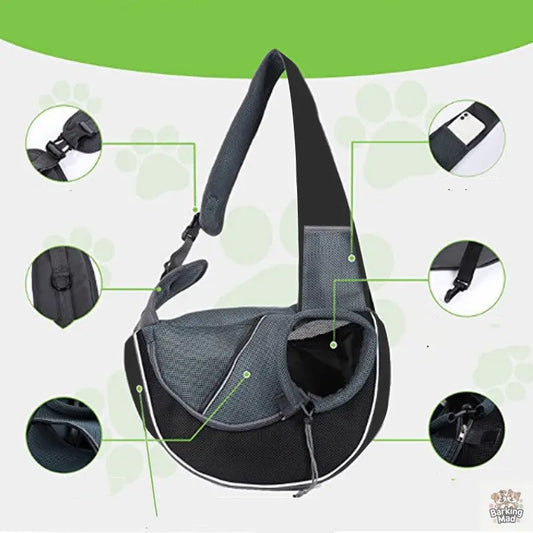 Carrying Pets Bag Women Outdoor Portable Crossbody Bag For Dogs Cats Pet Products - Barking Mad