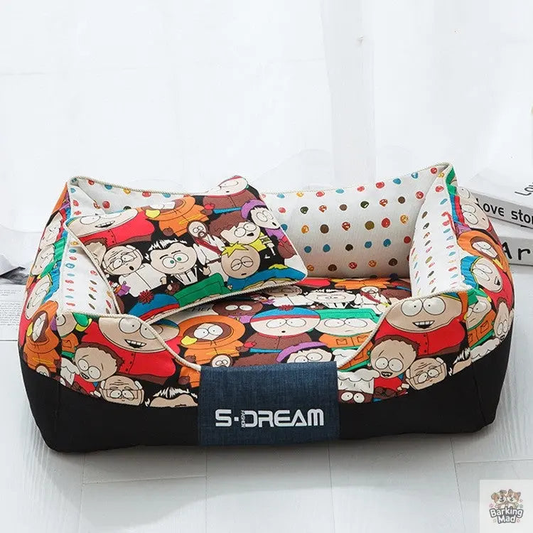 New House Dogs Product Bed Accessories Pets Cats Mat Barking Mad