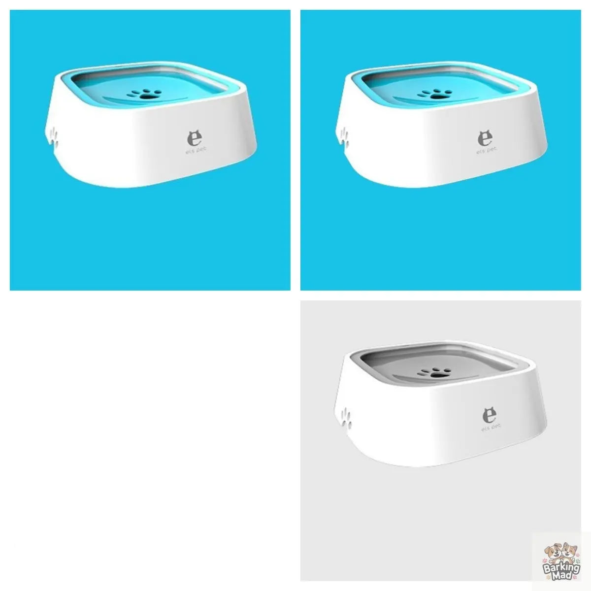 1.5L Cat Dog Water Bowl Carried Floating Bowl Anti-Overflow Slow Water Feeder Dispenser Pet Fountain ABS&PP Dog Supplies - Barking Mad