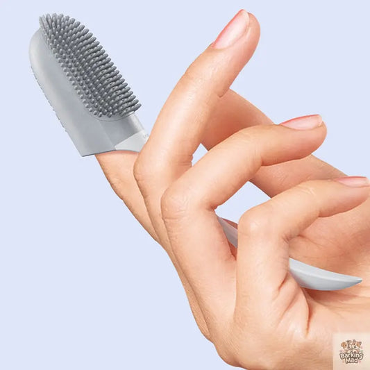 Dog Tooth Cleaning Brush Care Finger Wrap Cat Dog Oral Cleaning Toothbrush Tool Silicone Dog Cat Finger Toothbrush Supplies Pet Products Barking Mad