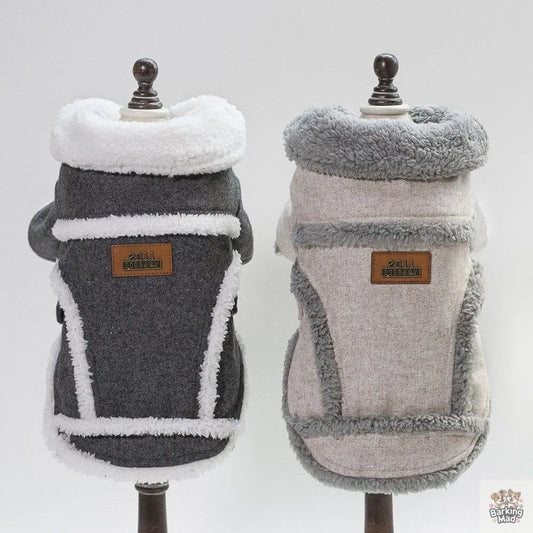 Dog Clothes Winter Pet Dog French Bulldog Jacket Thick Warm Dog Coat Barking Mad