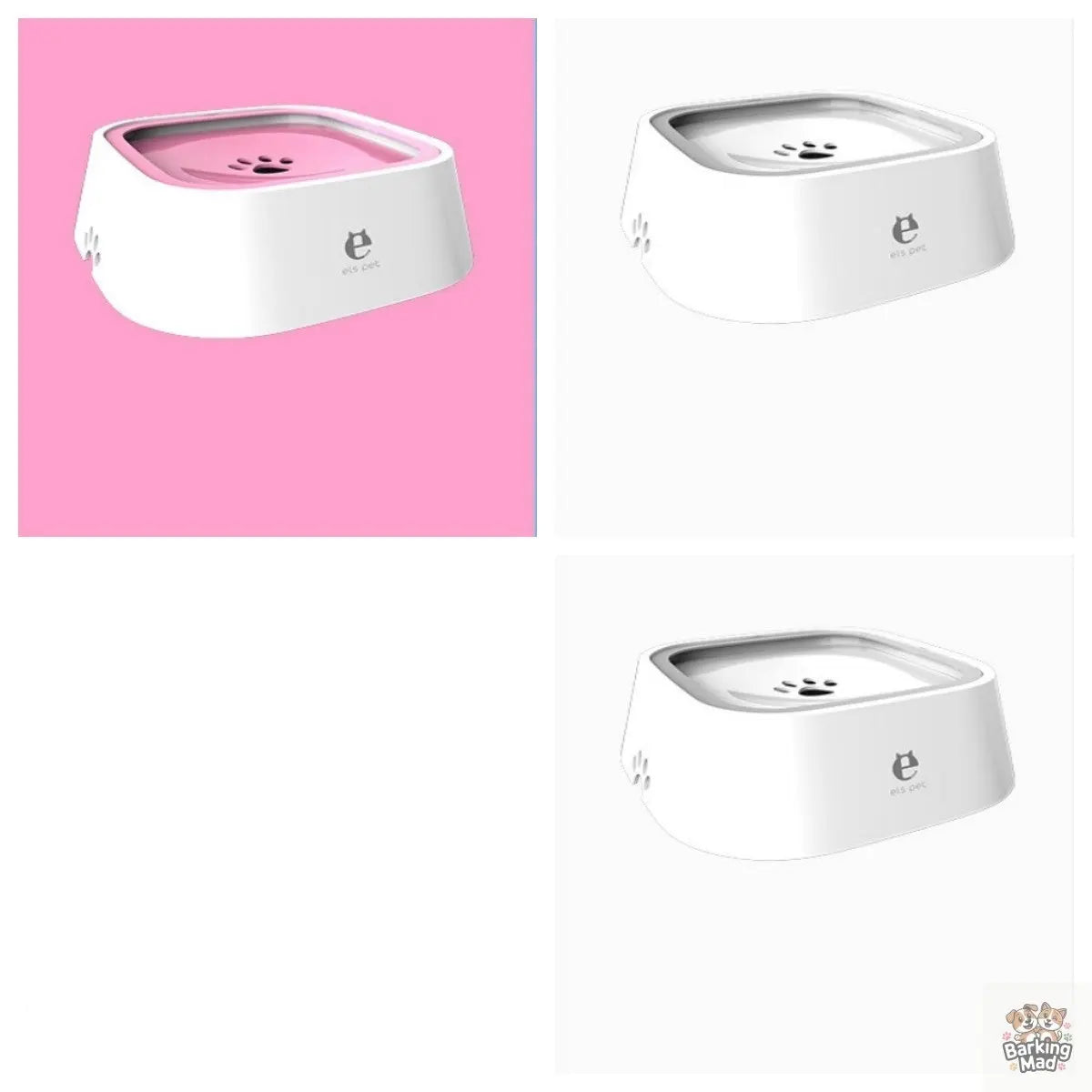 1.5L Cat Dog Water Bowl Carried Floating Bowl Anti-Overflow Slow Water Feeder Dispenser Pet Fountain ABS&PP Dog Supplies - Barking Mad