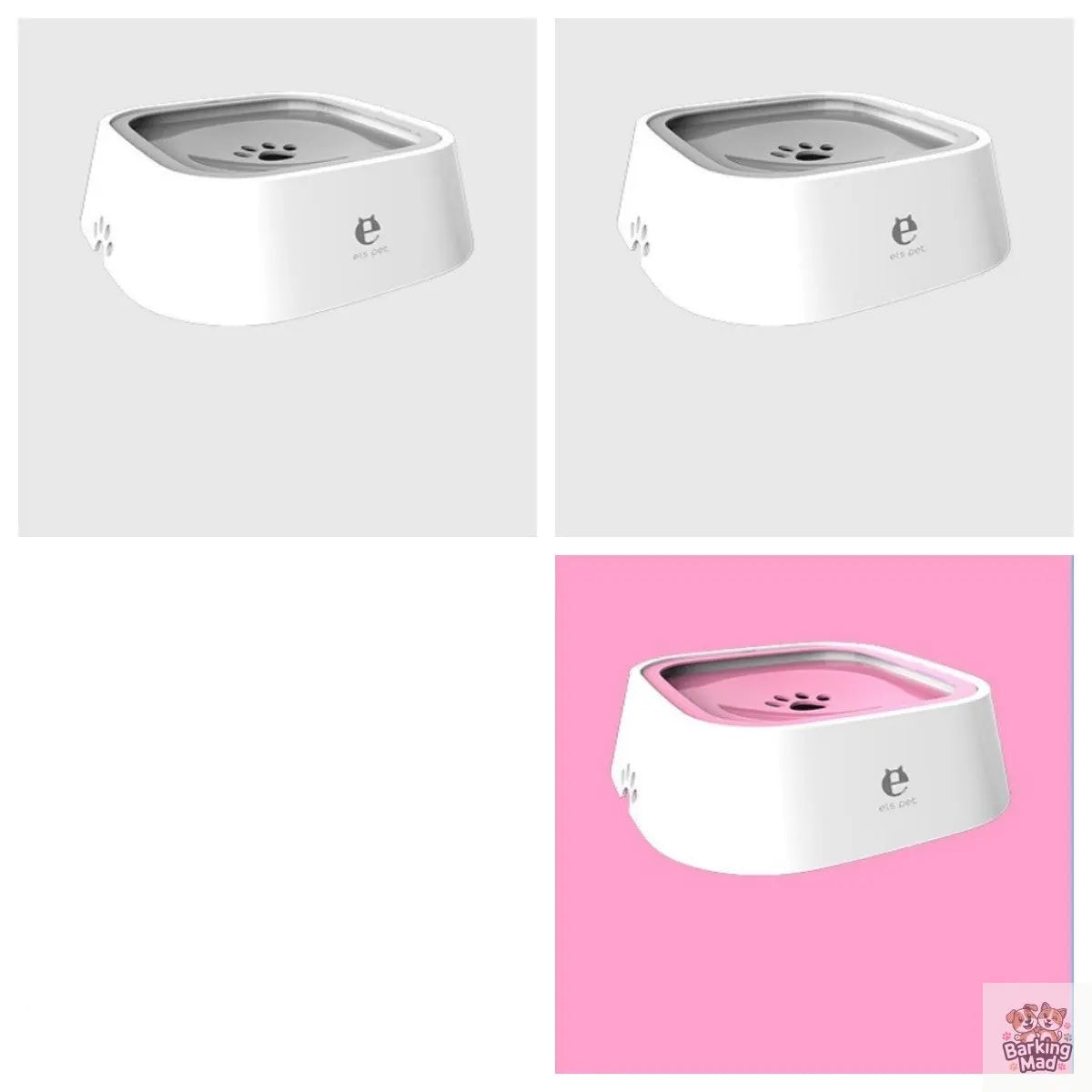 1.5L Cat Dog Water Bowl Carried Floating Bowl Anti-Overflow Slow Water Feeder Dispenser Pet Fountain ABS&PP Dog Supplies - Barking Mad