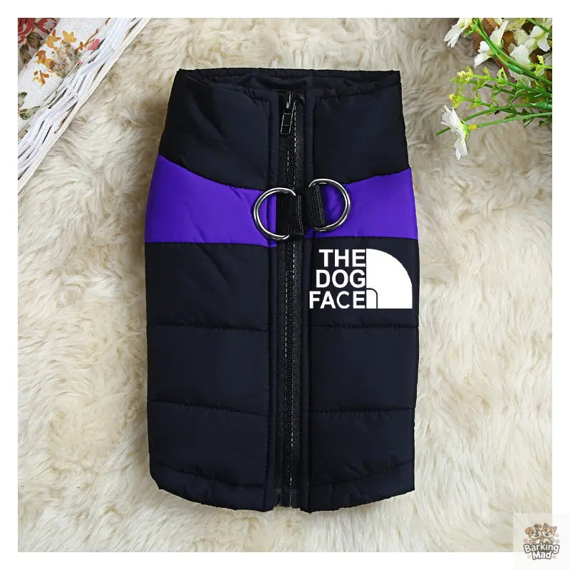 Waterproof Dog Clothes Pet Coat Winter Thermal Vest Barking Mad