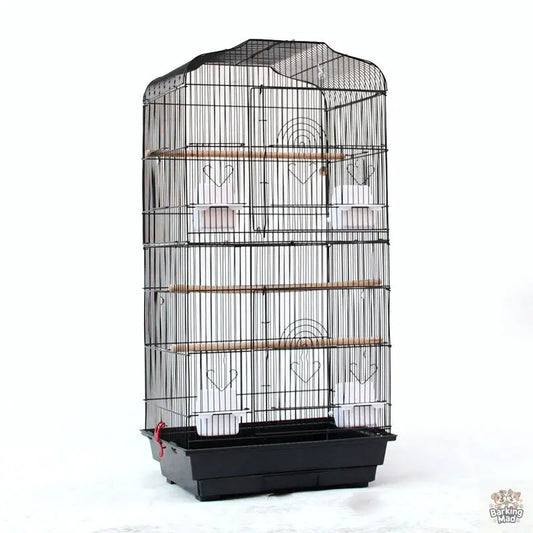 Portable Pet Display Cage Wire Bird Cage Parrot Cage Barking Mad