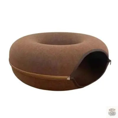 Four Seasons Available Cat Round Felt Pet Nest - Barking Mad