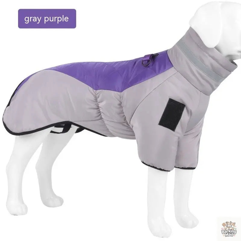 New Winter Dog Coat Waterproof Pet Clothes For Medum Large Dogs Warm Thicken Dog Vest Custome Labrador Jacket Barking Mad
