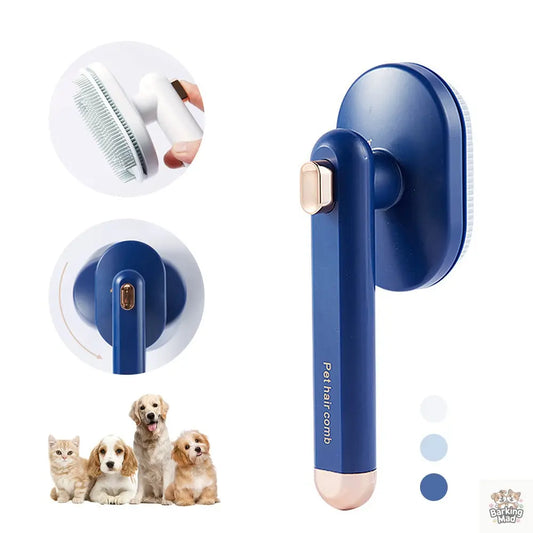 Pet Comb Cat Dog To Remove Floating Hair Pet Hair Brush Hair Removal Artifact Pet Grooming Brush Supplies Self Cleaning Comb Pet Products Barking Mad