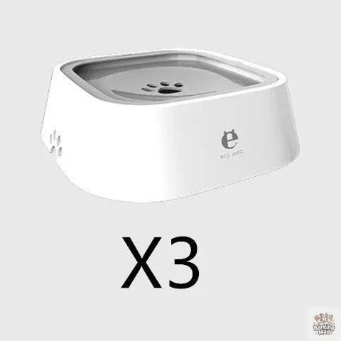 1.5L Cat Dog Water Bowl Carried Floating Bowl Anti-Overflow Slow Water Feeder Dispenser Pet Fountain ABS&PP Dog Supplies - Barking Mad