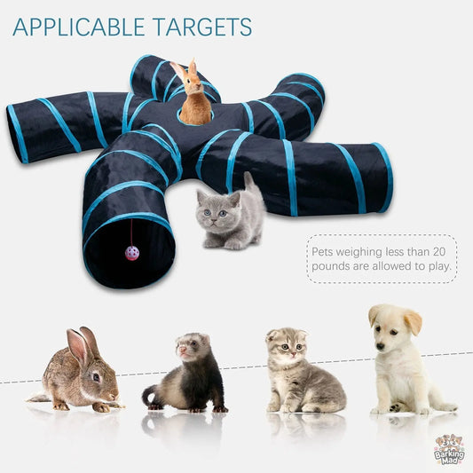 Tree Pattern Tunnel Pet Zhiyi Cat Toy Pets Supplies Dog Toys - Barking Mad