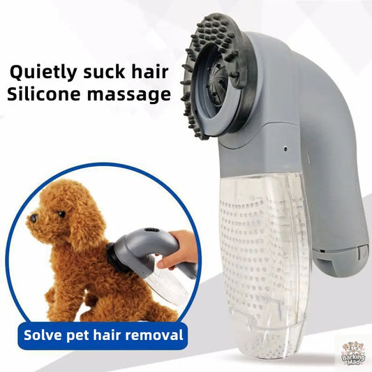 Electric Pet Hair Portable Pet Massage Cleaning Vacuum Cleaner Barking Mad
