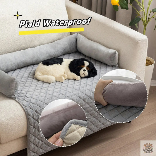 Pet Dog Sofa Bed Dog Beds For Large Dogs Cushion Warm Cat Beds Mat Furniture Protector Dog Sofa Barking Mad