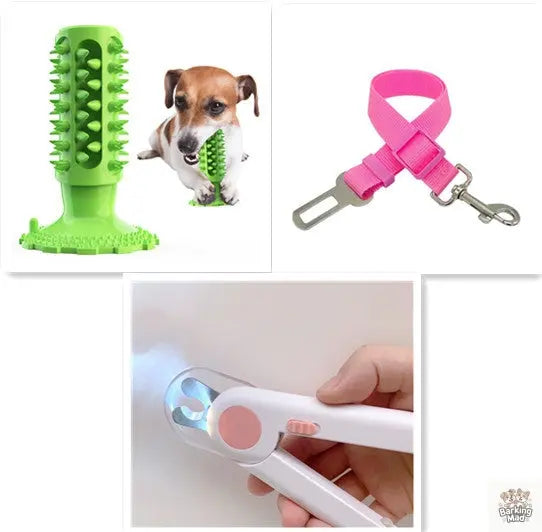 Teeth Cleaning Dog Toothbrush Sucker Molar Stick Dog Bite Toy - Barking Mad