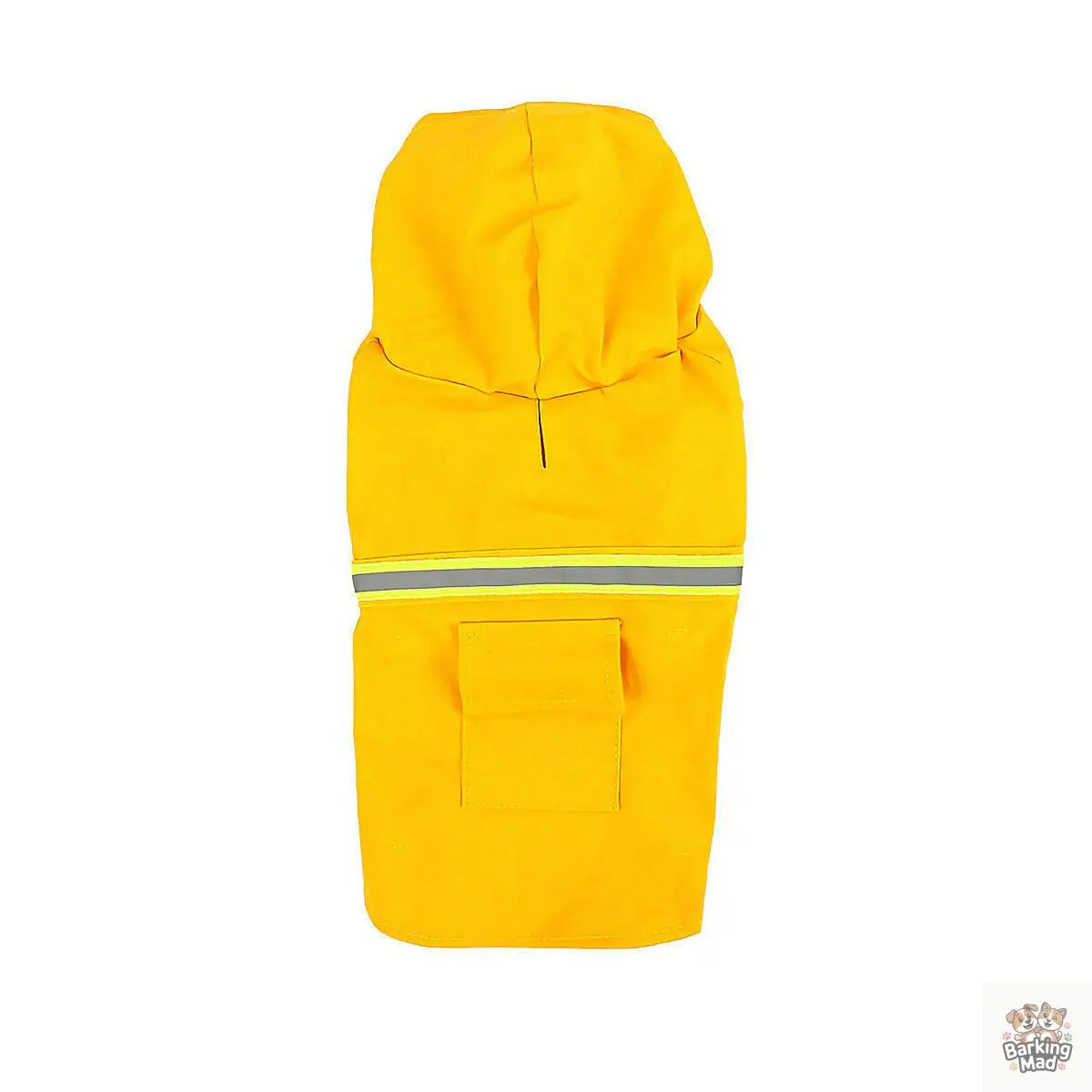 Dog Raincoat,Waterproof Dog Rain Jacket With Safety Reflective Stripe,Hooded Slicker Dachshund Doggy Dog Poncho With Leash For Dogs And Puppies Barking Mad