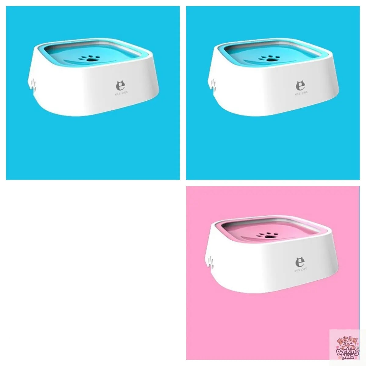 1.5L Cat Dog Water Bowl Carried Floating Bowl Anti-Overflow Slow Water Feeder Dispenser Pet Fountain ABS&PP Dog Supplies - Barking Mad